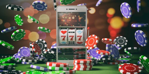 slot machine mobile app interface showing sportsbook and casino options
